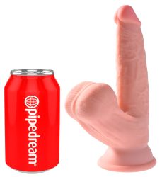 Dildo ?Triple Density Cock with Swinging Balls?, hyperrealistisch mit schwingenden Hoden