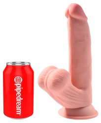 Dildo ?Triple Density Cock with Swinging Balls?, hyperrealistisch mit schwingenden Hoden