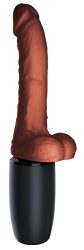 Stoßvibrator ?7,5? Thrusting Cock with Balls? mit Wärmefunktion, 7 Vibrationsmodi