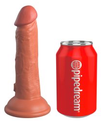 Naturdildo ?6? Dual Density Silicone Cock? mit extra starkem Saugfuß