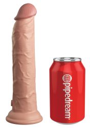 Naturvibrator ?9? Vibrating + Dual Density Silicone Cock with Remote?