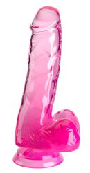 Naturdildo ?6?-Cock with Balls? mit Saugfuß