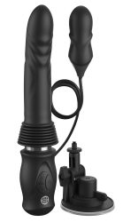 Stoßvibrator ?Ultimate Silicone Thruster? mit abnehmbarem Saugfuß