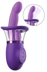 Vibrator ?Ultimate Pleasure Pro Plus? mit Saugschale und Vibro-Zunge
