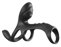 Penismanschette ?Ultimate Couples Cage Max? mit 3-fach-Vibration