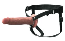 Penishülle ?Hollow Silicone Strap-on? mit Umschnallgurt