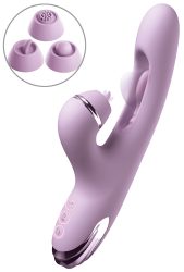 Rabbitvibrator ?G-Touch Pulse Pro? inklusive 3 Klitoris-Aufsätze