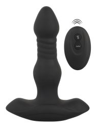?RC Analplug mit Stoßfunktion? mit 10 Vibrationsmodi und 3 Stoßgeschwindigkeiten