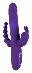 Stoßvibrator ?Thrusting Pearl Triple Vibrator? mit Klitoris- und Analvibrator