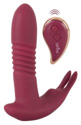 ?RC Hands-free 3 Function Vibrator? mit Rotation, Stoßfunktion und Vibration