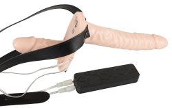 Umschnallvibrator ?Strap-On Duo? mit 2 Vibratoren