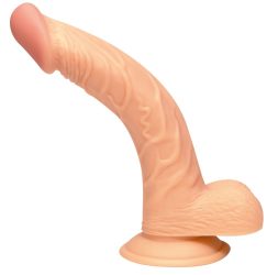 Naturdildo ?Curved Passion?, 19 cm, mit Saugfuß