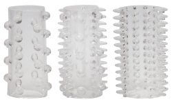 3-teiliges Penismanschetten-Set ?Sleeve Set?