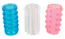 Penismanschetten ?Tokio Cockrings? mit Rillen und Noppen