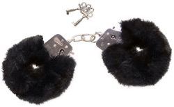 Handschellen ?Love Cuffs? aus Stahl und Plüsch