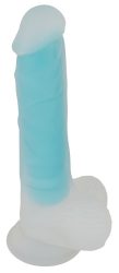 Naturdildo ?Glow in the Dark? mit Saugfuß