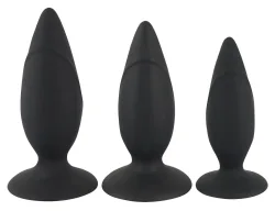 3-teiliges Analplug-Set