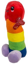 Plüsch-Penis ?Regenbogen? mit Plüsch-Hoden