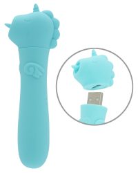 Minivibrator mit USB-Stecker unter?m Einhorn-Köpfchen