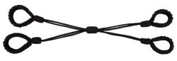 Fesselkreuz ?Cuff Set Rope? mit verstellbaren Schlaufen für Hände & Füße