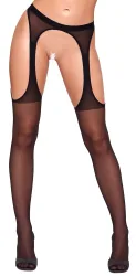 Straps-Strumpfhose, seidig weich