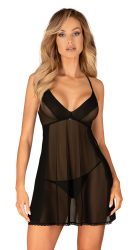 Babydoll plus String ?Latinesa? in zarter Transparenz