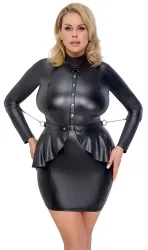 Minikleid mit abnehmbaren Armfesseln
