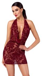 Minikleid ?Kink Royal? mit Samtflockprint-Ornamenten