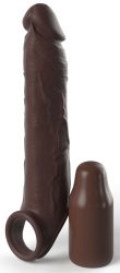 Penishülle ?3? Silicone X-tension with Strap? mit Hodenring