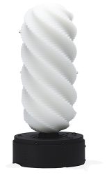 Masturbator ?3Dx SPIRAL? mit kunstvoller 3D-Reliefstruktur