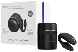 Toy-Set ?Double the Fun? mit Arcwave-Masturbator Voy & Paarvibrator We-Vibe Sync 2