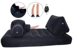 Sexmaschine ?Velvet Luxury Bed? inklusive 2 Naturvibratoren