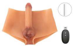 Silikon-Pants ?Ultra Realistic Vibrating? mit Vibro-Penis und Hoden