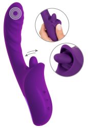 Vibrator ?be Naughty? mit Zungen-Klitorisreizer