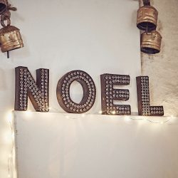 Buchstaben NOEL NOEL