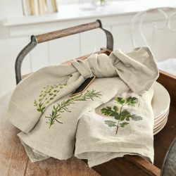 Geschirrtuch 3er Set Herbal Gardens