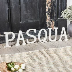 Deko-Buchstaben PASQUA