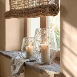Windlicht 2er Set Elorisse