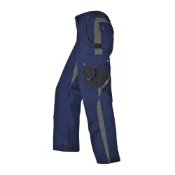 Wikland Arbeitshose mit Reflex-Piping marine