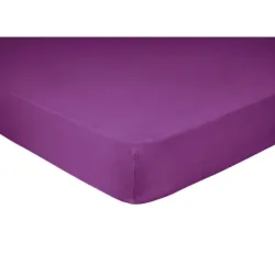 Esprit - Uni Jersey Fixleintuch, 200 x 200 cm, Brombeere