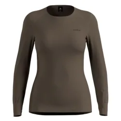 Odlo Active Warm Base Layer Shirt für Damen - Wandern, Ski & Snow - braun, XS