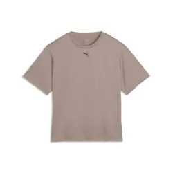 PUMA Damen Yogashirt Essential hellbraun | S