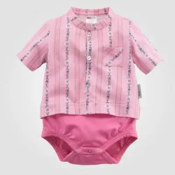 ISA Baby Body Edelweiss mit Brusttasche
