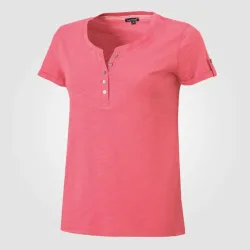T-Shirt mit Knopfleiste