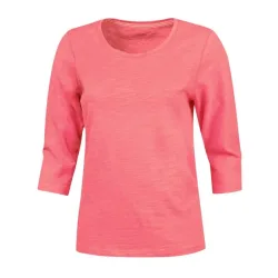 Basic 3/4 Arm Shirt Flammgarn-Optik