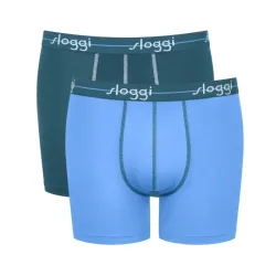 Sloggi - Boxershort  Figurbetont-Start Short C2P box, für Damen, Blau, Größe L