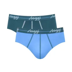 Sloggi - Slip  Figurbetont-Start midi C2P box, L, Blau