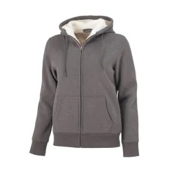 Sweatjacke mit Teddyfleece