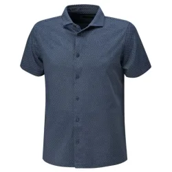 Ragman Kurzarmhemd Jacquard