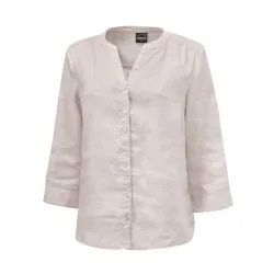 Lockere Leinen-Bluse